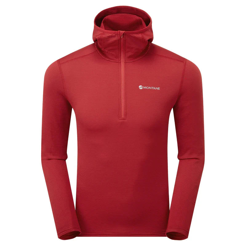 Montane Men's Protium Lite Hooded Pull On Fleece Bog Dog Running