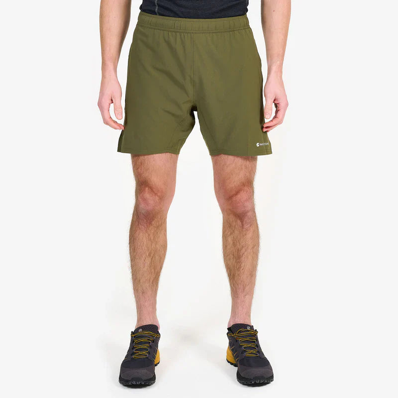 Montane Men's Dragon 7" Shorts Bog Dog Running