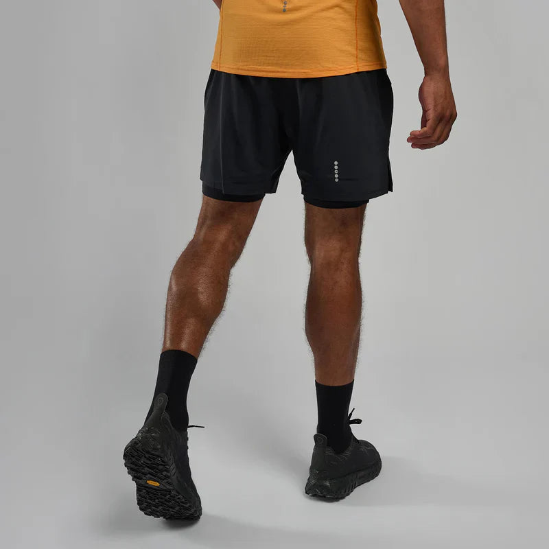 Montane Slipstream Twin Skin Men's Shorts - Bog Dog Running