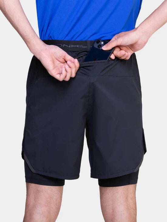 Ronhill Tech 7" Men's Twin Short - Bog Dog Running