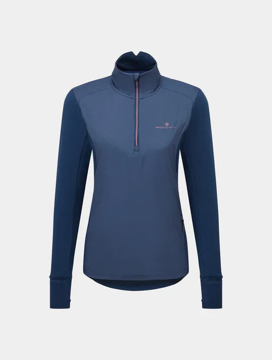 Ronhill Tech Wind-Block Women's 1/2 Zip Jacket - Bog Dog Running