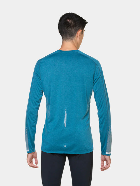 Ronhill Tech Reflect Long Sleeve Mens Tee - Bog Dog Running