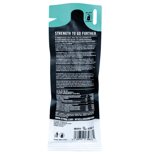 STYRKR GEL30 Nitro Dual-Carb Energy Gel - Single Bog Dog Running