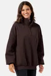 Gym+Coffee  Snap Collar Sierra Sweatshirt